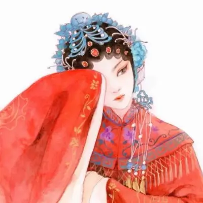 读者头像：短发简笔人物侧脸